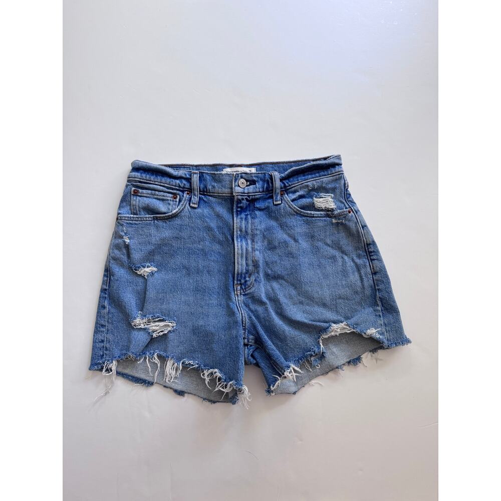 Abercrombie & Fitch The 4” Mom Short High Rise Curve Love - Picture 2 of 8